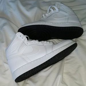 Air Jordan 1 mid white/white/black